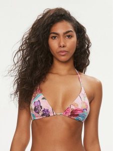 Guess Góra od bikini E4GJ11 KC610 Kolorowy. Bikini Guess, z aplikacjami, z syntetyku. Za 379,99 zł.