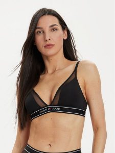 Tommy Hilfiger Biustonosz braletka UW0UW05130 Czarny. Czarne biustonosze TOMMY HILFIGER, bez wzorów, z syntetyku. Za 99,99 zł.
