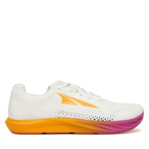 Buty do biegania Altra. Białe buty sportowe Altra, bez wzorów, bez zapięcia, do biegania. Za 485,99 zł.