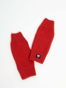 Blutsgeschwister Rękawiczki w kolorze czerwonym rozmiar: onesize. Czerwone rękawiczki Blutsgeschwister, bez wzorów. Za 68,95 zł.