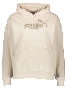 Puma Bluza "Essentials+" w kolorze beżowym rozmiar: M. Brązowe bluzy Puma, m, bez wzorów, z kapturem. Za 162,49 zł.