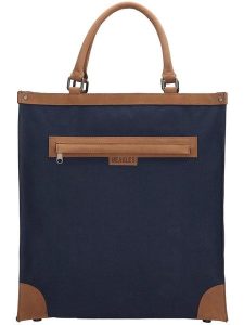 Beagles Torba w kolorze granatowym na zakupy - 38 x 41 x 13 cm rozmiar: onesize. Niebieskie shopper bag Beagles, bez wzorów, z materiału, bez dodatków. Za 100,99 zł.