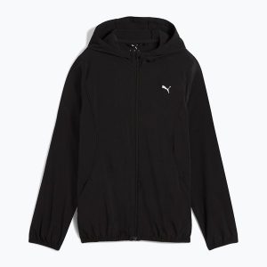 Kurtka do biegania damska PUMA Run Velocity Woven. Czarne kurtki Puma, bez wzorów, bez kaptura. Za 199,99 zł.