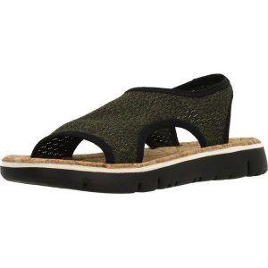 Sandały CAMPER ORUGA Zielony. Zielone sandały Camper, bez wzorów, z tkaniny, bez obcasa, bez zapięcia. Za 255,99 zł.