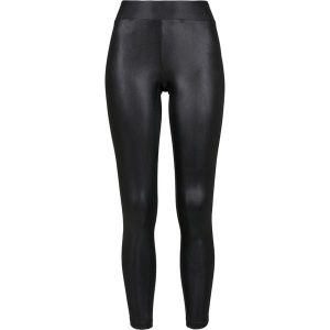 Legginsy damskie Urban Classics imitation leather. Czarne legginsy Urban Classics, bez wzorów. Za 142,00 zł.