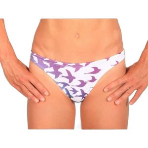 Figi do kostiumów kąpielowych dla kobiet Mako Sunkissed. Białe figi MAKO, bez wzorów. Za 159,50 zł.