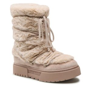 Botki Jenny Fairy. Brązowe botki Jenny Fairy, bez wzorów, bez obcasa, na płaskiej podeszwie, bez zapięcia. Za 159,99 zł.