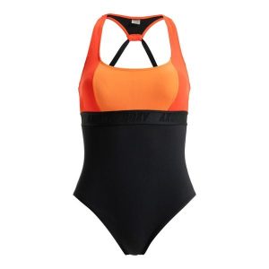 Jednoczęściowy strój kąpielowy dla Kobiety ROXY ACTIVE COLORBLK. Czarne stroje jednoczęściowe Roxy, bez wzorów, z elastanu. Za 319,99 zł.
