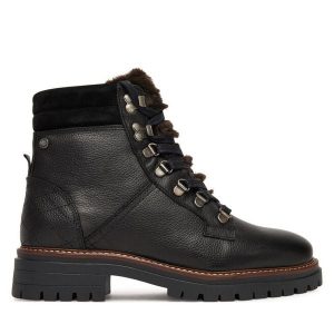 Trapery Barbour. Czarne buty zimowe Barbour, bez obcasa, bez zapięcia. Za 869,99 zł.