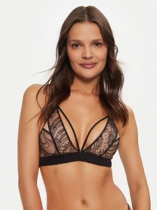 Chantelle X Biustonosz bezfiszbinowy Ester Manas C019PF Czarny. Czarne biustonosze Chantelle X, bez wzorów, z syntetyku. Za 259,99 zł.