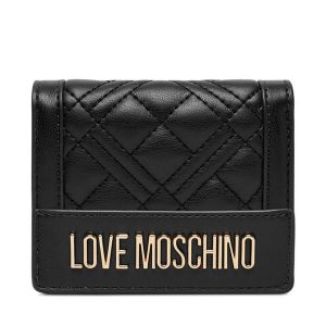 Portfel LOVE MOSCHINO. Czarne portfele LOVE MOSCHINO, bez wzorów. Za 399,99 zł.