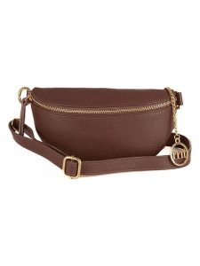 Mia Tomazzi Skórzana saszetka "Perugino" w kolorze brązowym - 23 x 13 x 2 cm rozmiar: onesize. Brązowe nerki i saszetki Mia Tomazzi, bez wzorów, z materiału. Za 165,99 zł.