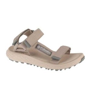 Sandały Damskie Konos Globetrot. Szare sandały Columbia, bez wzorów, bez obcasa, bez zapięcia. Za 317,99 zł.