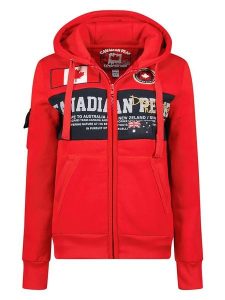 Canadian Peak Bluza "Fipeak" w kolorze czerwonym rozmiar: S. Czerwone bluzy Canadian Peak, s, z aplikacjami, bez kaptura. Za 113,99 zł.