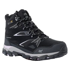 Damskie Buty Do Chodzenia Holcombe III. Czarne buty trekkingowe Regatta, bez zapięcia. Za 316,99 zł.