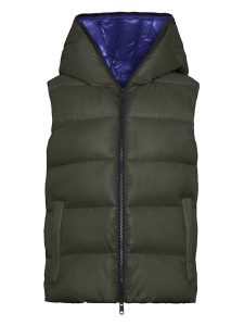 Ecoalf Kamizelka pikowana w kolorze khaki rozmiar: L. Brązowe kamizelki Ecoalf, l, bez wzorów, bez kołnierzyka, bez ramiączek, bez kaptura. Za 228,38 zł.