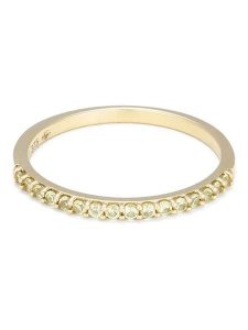 Maison héritage PARIS Złoty pierścionek "Color Alliance Peridot" z perydotami rozmiar: 54. Żółte pierścionki Maison héritage PARIS, złote. Za 1 152,99 zł.