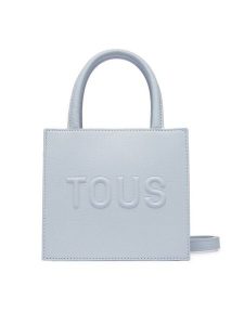 TOUS Torebka Cube 2002373933 Niebieski jasny. Niebieskie torebki klasyczne Tous, bez wzorów, ze skóry, bez dodatków. Za 499,99 zł.