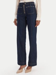 Guess Jeansy W6RA3F D6881 Granatowy Regular Fit. Niebieskie jeansy Guess, z aplikacjami, z bawełny. Za 529,99 zł.