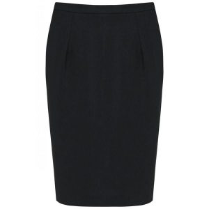 Damska prosta spódnica Kariban Premium. Czarne spódnice KARIBAN, na co dzień, bez wzorów, eleganckie. W wyprzedaży za 269,50 zł.