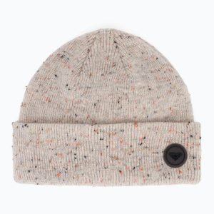Czapka zimowa damska ROXY Frozenlake Beanie. Białe czapki Roxy, z aplikacjami, z dzianiny, klasyczne. Za 149,99 zł.