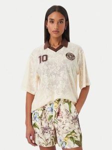 Adidas T-Shirt Farm Rio KR0239 Beżowy jasny Loose Fit. Brązowe t-shirty ADIDAS, l, bez wzorów, z syntetyku, bez kołnierzyka, bez ramiączek. Za 299,99 zł.