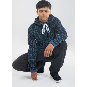 Bluza z kapturem do tańca Starever. Niebieskie bluzy STAREVER, s, bez wzorów, z bawełny, z kapturem. Za 139,99 zł.
