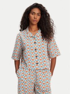 Quiksilver Koszula Dad Crop Fit EQWWT03144 Kolorowy Relaxed Fit. Koszule Quiksilver, s, bez wzorów, z bawełny, bez kołnierzyka, bez ramiączek. Za 149,99 zł.