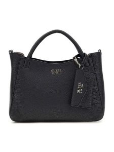 Guess Torebka w kolorze czarnym - 29 x 19 x 10 cm rozmiar: onesize. Czarne torebki klasyczne Guess, z aplikacjami, z materiału, przez ramię, bez dodatków. Za 434,99 zł.