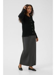 KAFFE curve Kardigan w kolorze czarnym rozmiar: M. Czarne kardigany KAFFE curve. Za 145,45 zł.