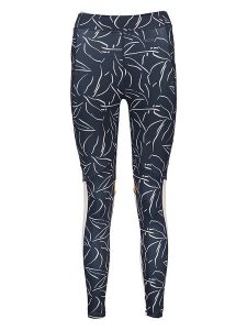 Roxy Legginsy sportowe "Keep on trying" w kolorze granatowym rozmiar: XS. Niebieskie legginsy Roxy, xs, bez wzorów, z materiału, z podwyższonym stanem, outdoorowe. Za 57,06 zł.