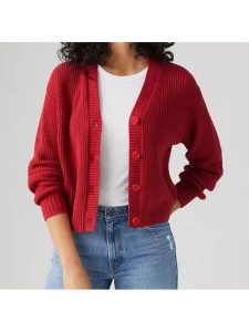 Levi's Kardigan w kolorze czerwonym rozmiar: M. Czerwone kardigany Levi's®. Za 110,45 zł.