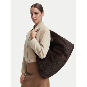 Torebka Liu Jo. Brązowe shopper bag Liu Jo, bez wzorów, bez dodatków. Za 499,99 zł.