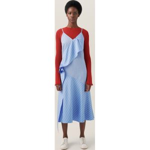 Sukienka maxi w paski redesign - Wielobarwn. Sukienki marki Reserved. W wyprzedaży za 59,99 zł.