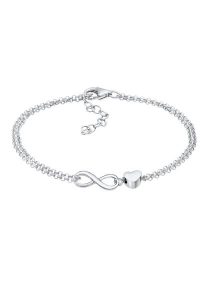 Elli Damskie serce nieskończoność miłości serce ze srebra 925 Sterling Silver Bransoletki 1 ct. Szare bransoletki Elli, srebrne. Za 223,99 zł.