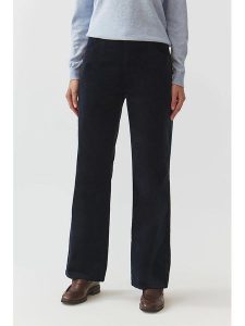 TATUUM Spodnie w kolorze granatowym rozmiar: 40. Niebieskie spodnie z wysokim stanem Tatuum, z aplikacjami, z materiału, z podwyższonym stanem. Za 152,62 zł.