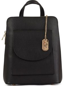 Anna Morellini Skórzany plecak "Fernanda" w kolorze czarnym - 24 x 28 x 8 cm rozmiar: onesize. Czarne plecaki Anna Morellini. Za 295,99 zł.