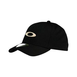 Czapka z daszkiem unisex Oakley TINCAN czarna FOS911545-04N r S/M. Czarne czapki Oakley, bez wzorów, z elastanu, eleganckie. Za 105,34 zł.
