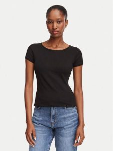 BOSS T-Shirt C_Espia_1 50565989 Czarny Slim Fit. Czarne t-shirty Boss, m, bez wzorów, z bawełny, bez kołnierzyka, bez ramiączek. Za 214,99 zł.