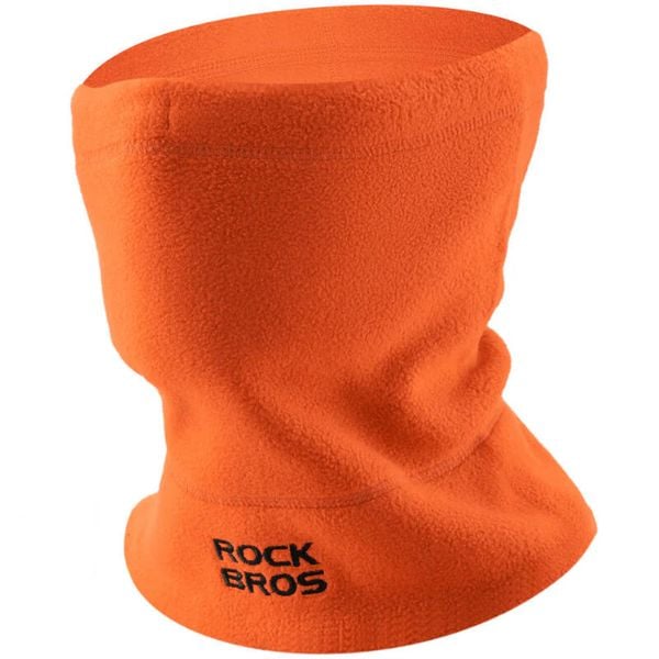 Komin maska polarowa na twarz dla dorosłych 3w1 Rockbros M012 wielofunkcyjna. Brązowe szaliki ROCKBROS, bez wzorów, z polaru. Za 49,90 zł.