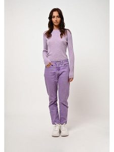 AUTHENTIC CASHMERE Kaszmirowy sweter "Bella" w kolorze fioletowym rozmiar: L. Różowe swetry oversize AUTHENTIC CASHMERE, l, bez wzorów, z kaszmiru, bez ramiączek. Za 380,45 zł.