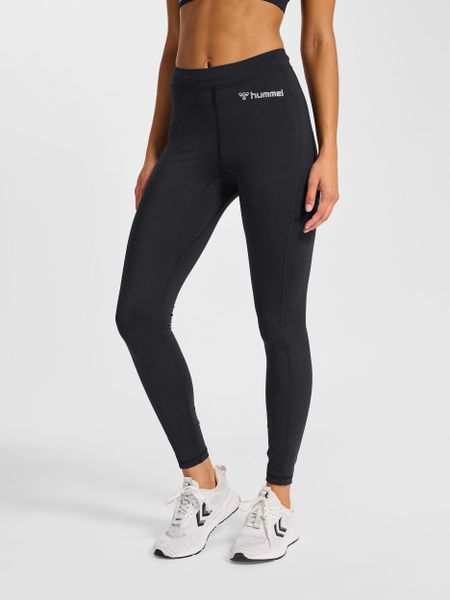 Damskie legginsy Hummel. Czarne legginsy Hummel, bez wzorów, z poliesteru. Za 201,05 zł.