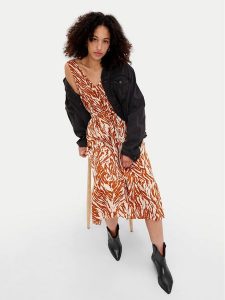 Gap Sukienka letnia 856730-01 Brązowy Regular Fit. Brązowe kombinezony GAP, na lato, xs, bez wzorów, z bawełny, bez kołnierzyka, bez ramiączek. Za 399,99 zł.