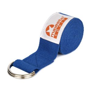 Pasek do jogi Majestic Sport YOGA niebieski. Niebieskie paski MAJESTIC SPORT, bez wzorów, sportowe. Za 24,99 zł.
