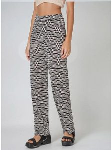 Monki Spodnie w kolorze czarnym rozmiar: XXS. Czarne spodnie z wysokim stanem Monki, bez wzorów, z materiału, z podwyższonym stanem. Za 39,99 zł.