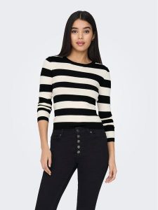 JDY Sweter 15277223 Beżowy Regular Fit. Brązowe swetry klasyczne JDY, xl, z wiskozy, bez kołnierzyka. Za 59,99 zł.