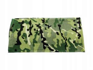 Chusta bandana kamuflaż. Zielone apaszki i chusty MFH MAX FUCHS, bez wzorów, z bawełny. Za 13,99 zł.