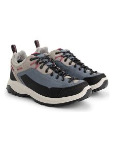 TRAVELIN' Skórzane buty turystyczne "Kittila" w kolorze niebiesko-beżowym rozmiar: 43. Brązowe buty trekkingowe Travelin', bez zapięcia. Za 387,53 zł.