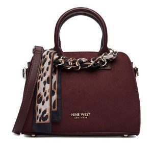 Torebka Nine West. Czerwone kuferki Nine West, bez wzorów, bez dodatków. Za 249,99 zł.