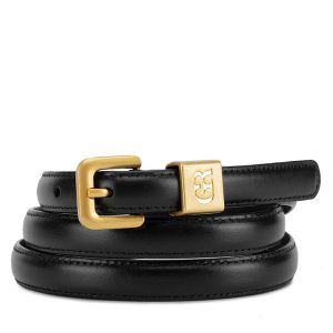 Pasek Damski GINO ROSSI. Czarne paski Gino Rossi, bez wzorów. Za 99,99 zł.